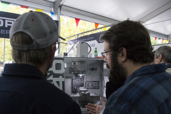 Tormach PCNC 440 at Maker faire New York
