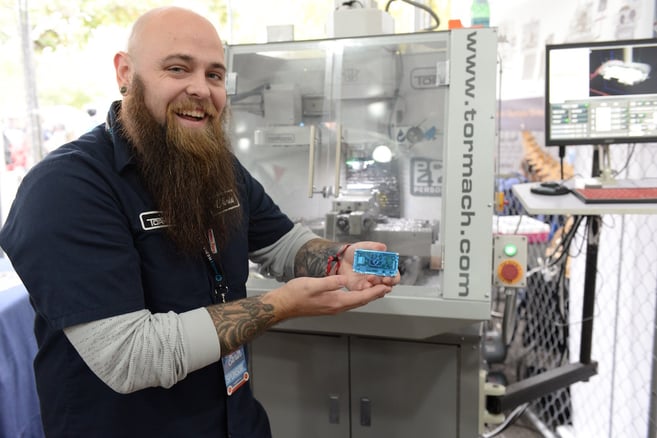 Chris Fox of Tormach at Maker Faire New York