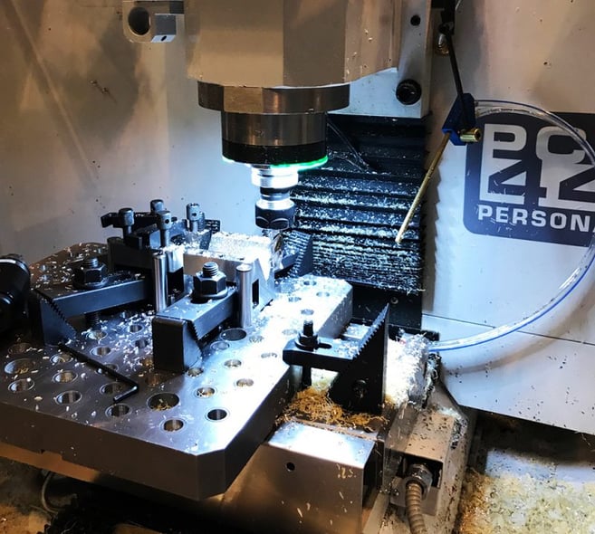 Cutting on a PCNC 440 at FIRST Championship
