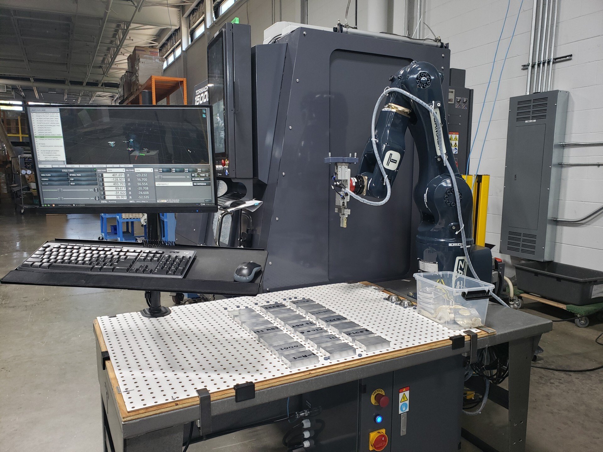 Parker Medical using the Tormach 1500MX and ZA6 industrial robot